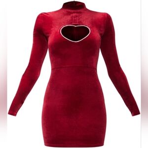 PLT Heart Mini Dress